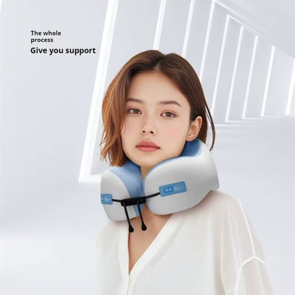 U Shaped Memory Foam Neck Pillows Soft Travel Pillow Massage Neck Pillow Sleeping Airplane Pillow Cervical Healthcare Bedding