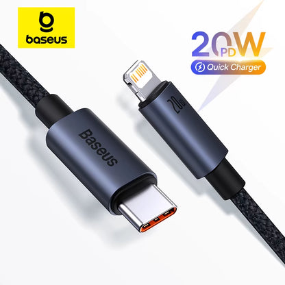 USB Cable for Iphone 13 12 11 Pro Max Iphone USB Cable Fast Charging for Iphone X XR 8 USB Type C to Lightning Cable